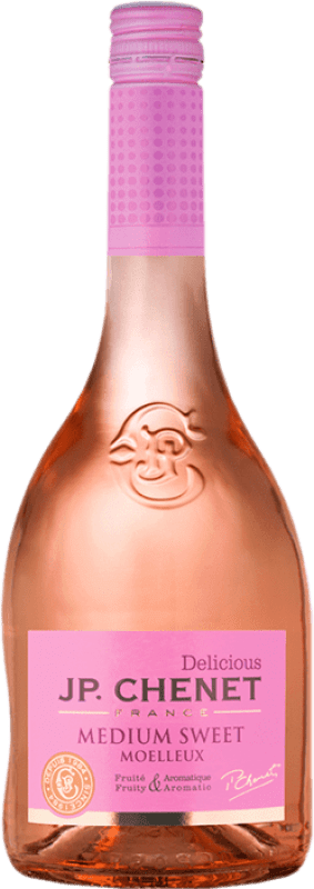 6,95 € | 强化酒 JP. Chenet Medium Sweet Rose 半干半甜 I.G.P. Vin de Pays d'Oc 朗格多克 - 鲁西荣 法国 75 cl