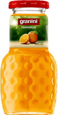 Boissons et Mixers Boîte de 24 unités Granini Naranja 100% Exprimido con Pulpa Petite Bouteille 20 cl