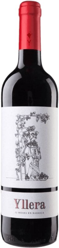 8,95 € Kostenloser Versand | Rotwein Yllera Alterung D.O. Ribera del Duero Halbe Flasche 37 cl