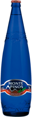 Eau Boîte de 12 unités Monte Pinos Frizzante — Pétillant, Mineral Natural — Minérale Naturelle Verre RET