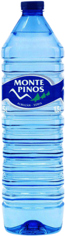 5,95 € | Коробка из 6 единиц Вода Monte Pinos PET Кастилия-Леон Испания Специальная бутылка 1,5 L