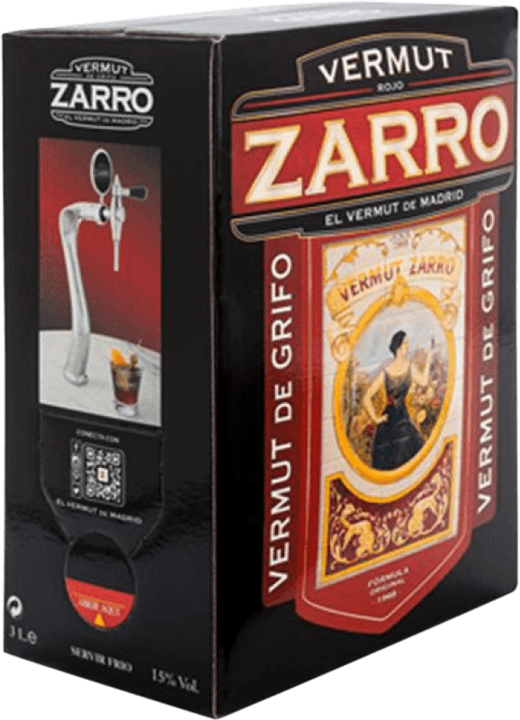 Free Shipping | Vermouth Sanviver Zarro Madrid's community Spain Bag in Box 3 L