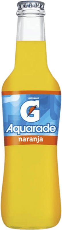 Free Shipping | 24 units box Soft Drinks & Mixers Gatorade Aquarade Naranja Spain Small Bottle 25 cl