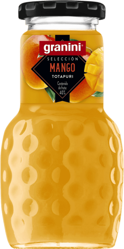 免费送货 | 盒装24个 饮料和搅拌机 Granini Mango 西班牙 小瓶 20 cl