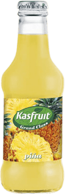 Free Shipping | 24 units box Soft Drinks & Mixers Kas Kasfruit Piña Spain Small Bottle 20 cl