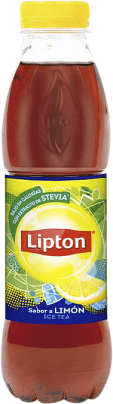 44,95 € Free Shipping | 12 units box Soft Drinks Lipton Medium Bottle 50 cl PET Limón — Lemon, Tea