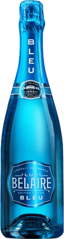 Free Shipping | White sparkling Luc Belaire Bleu Burgundy France Chardonnay 70 cl