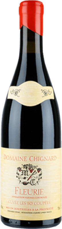 Free Shipping | Red wine Domaine Chignard Les 10 Coupées A.O.C. Fleurie Beaujolais France Gamay 75 cl