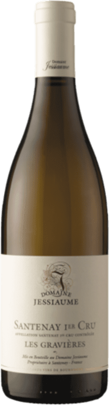 Envio grátis | Vinho branco Domaine Jessiaume Les Gravières Blanc Premier Cru A.O.C. Santenay Borgonha França Chardonnay Garrafa Magnum 1,5 L