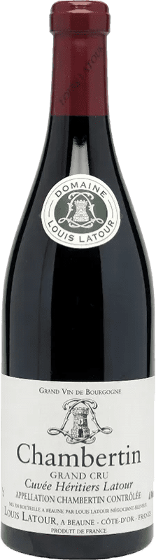 Бесплатная доставка | Красное вино Louis Latour Cuvée Héretiers A.O.C. Chambertin Бургундия Франция Pinot Black 75 cl