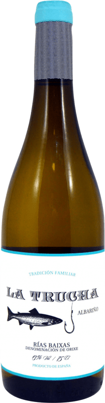 Spedizione Gratuita | Vino bianco Notas Frutales de Albariño La Trucha D.O. Rías Baixas Galizia Spagna Albariño 75 cl