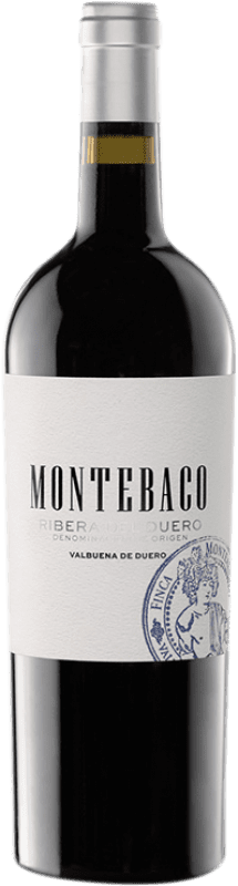 16,95 € | 红酒 Montebaco 岁 D.O. Ribera del Duero 卡斯蒂利亚莱昂 西班牙 Tempranillo 75 cl
