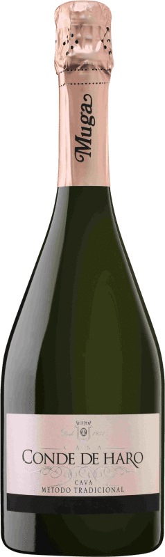 22,95 € | ロゼスパークリングワイン Muga Conde de Haro Rosé Brut D.O. Cava カタロニア スペイン Grenache Tintorera 75 cl