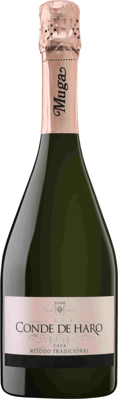 31,95 € 免费送货 | 玫瑰气泡酒 Muga Conde de Haro Rosé 香槟 D.O. Cava