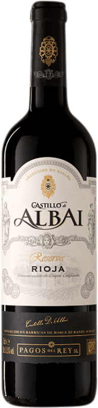 8,95 € | 红酒 Pagos del Rey Castillo de Albai 预订 D.O.Ca. Rioja 拉里奥哈 西班牙 Tempranillo 75 cl