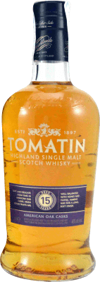Single Malt Whisky Tomatin American Oak Casks 15 Ans 70 cl