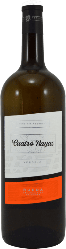 9,95 € | White wine Cuatro Rayas Cuatro Rayas D.O. Rueda Castilla y León Spain Verdejo Magnum Bottle 1,5 L
