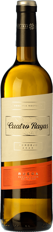 5,95 € | Vino bianco Cuatro Rayas D.O. Rueda Castilla y León Spagna Verdejo 75 cl