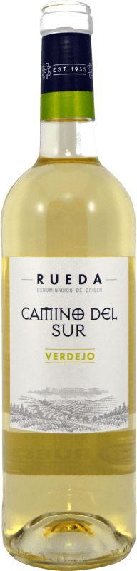 Бесплатная доставка | Белое вино Cuatro Rayas Camino del Sur D.O. Rueda Кастилия-Леон Испания Verdejo — Вердехо 75 cl