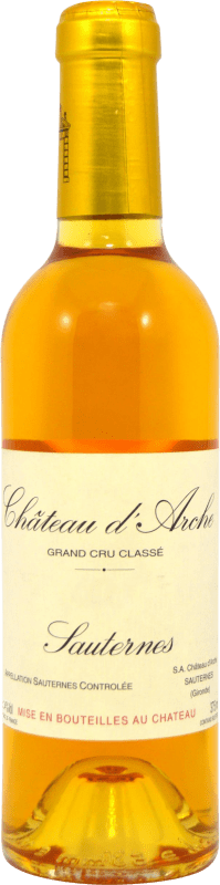 Kostenloser Versand | Weißwein Château d'Arche Grand Cru Classé A.O.C. Sauternes Frankreich Sémillon, Sauvignon Halbflasche 37 cl