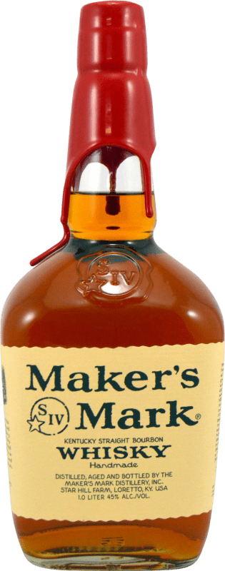 29,95 € | Whisky Bourbon Maker's Mark Estados Unidos 1 L