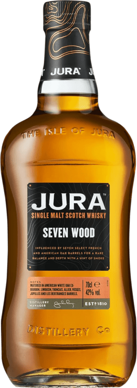 Free Shipping | Whisky Single Malt Isle of Jura Seven Wood United Kingdom 70 cl