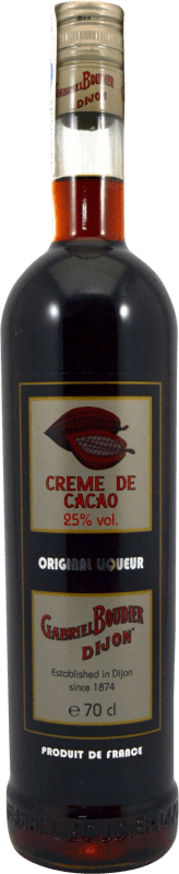 Envio grátis | Licores Gabriel Boudier Cacao Oscuro França 70 cl