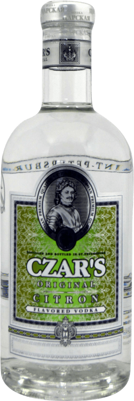 Envio grátis | Vodca Ladoga Czar's Original Citron Federação Russa 70 cl