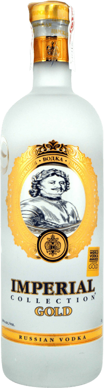 Free Shipping | Vodka Ladoga Imperial Collection Gold Russian Federation 1 L