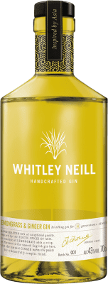 Gin Whitley Neill Lemongrass & Ginger 70 cl