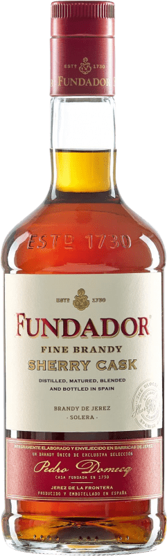 16,95 € Free Shipping | Brandy Pedro Domecq Fundador Sherry Cask Finish D.O. Jerez-Xérès-Sherry