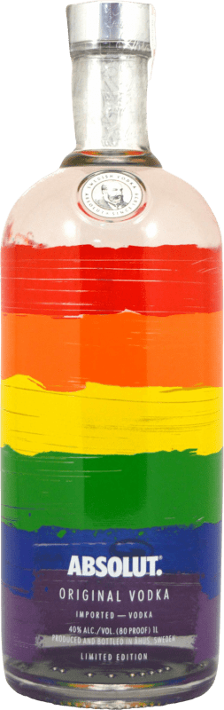 28,95 € Kostenloser Versand | Wodka Absolut Rainbow Pride Limitierte Edition