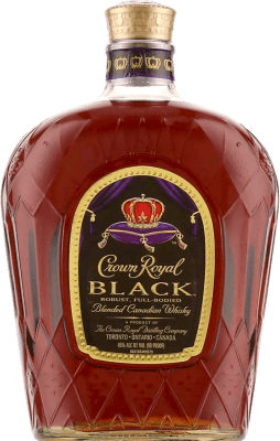 Whisky Blended Crown Royal Canadian Black — Edizione Nera 1 L