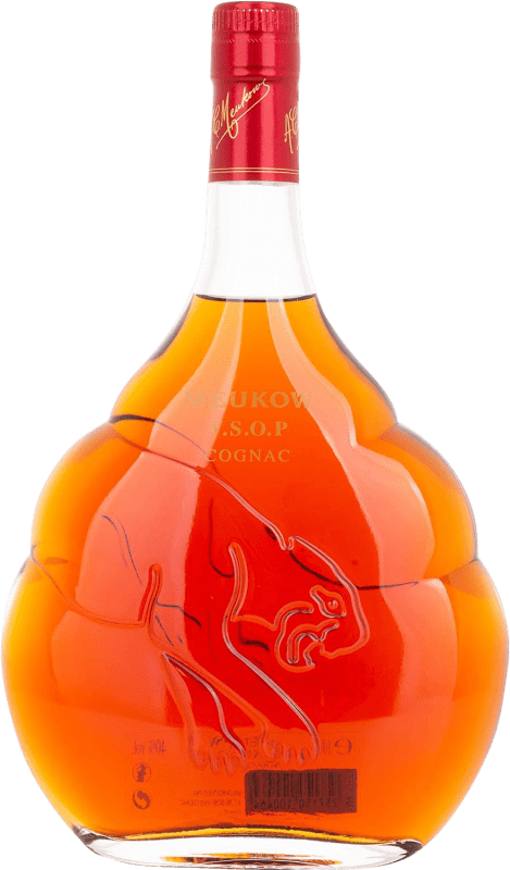 Kostenloser Versand | Cognac Meukow V.S.O.P. A.O.C. Cognac Frankreich 1 L