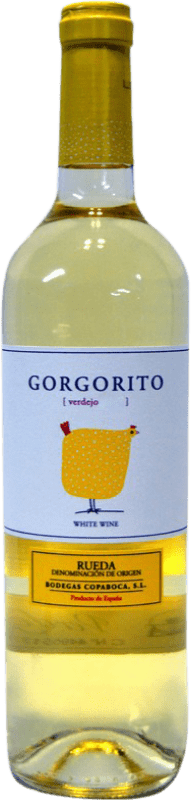 4,95 € | Белое вино Copaboca Gorgorito D.O. Rueda Кастилия-Леон Испания Verdejo 75 cl
