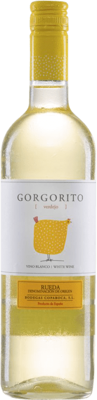 4,95 € | 白酒 Copaboca Gorgorito D.O. Rueda 卡斯蒂利亚莱昂 西班牙 Verdejo 75 cl