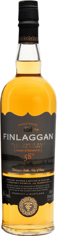 免费送货 | 威士忌单一麦芽威士忌 Finlaggan Cask Strength 英国 70 cl