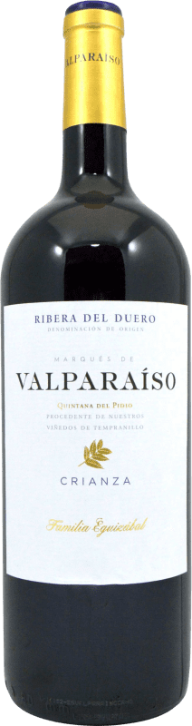 Free Shipping | Red wine Valparaíso Marqués Aged D.O. Ribera del Duero Castilla y León Spain Tempranillo Magnum Bottle 1,5 L