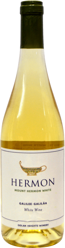 Envío gratis | Vino blanco Golan Heights Hermon Kosher Blanco Israel Viognier, Sauvignon Blanca 75 cl