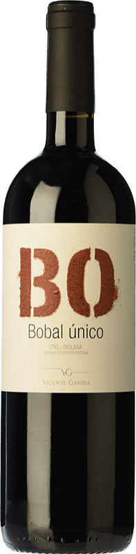 Free Shipping | Red wine Vicente Gandía Bo Único Oak D.O. Utiel-Requena Valencian Community Spain Bobal 75 cl