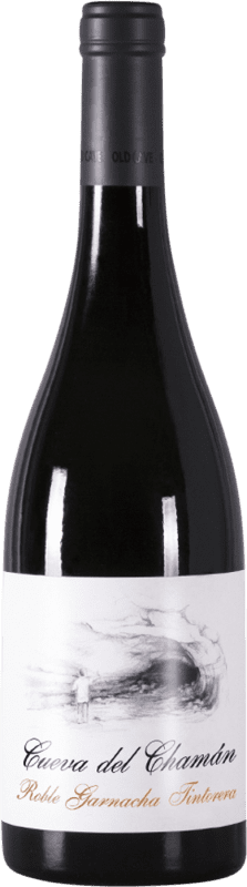 Free Shipping | Red wine Santa Cruz de Alpera Cueva del Chamán D.O. Almansa Spain Grenache Tintorera 75 cl