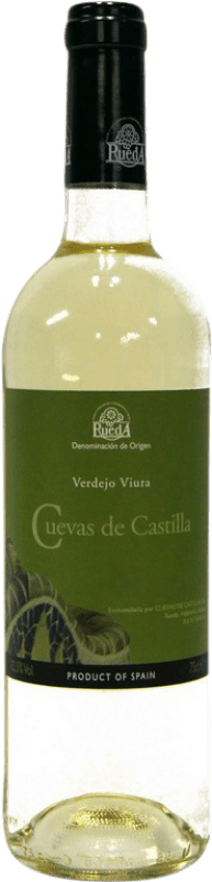 Бесплатная доставка | Белое вино Cuevas de Castilla D.O. Rueda Кастилия-Леон Испания Viura, Verdejo 75 cl