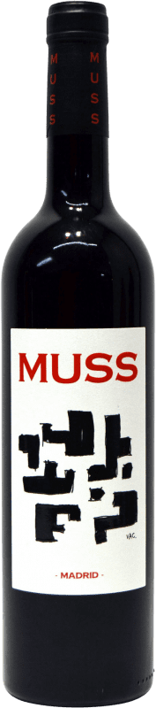 Бесплатная доставка | Красное вино Muss D.O. Vinos de Madrid Сообщество Мадрида Испания Tempranillo, Merlot, Syrah, Cabernet Sauvignon 75 cl