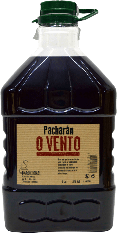 29,95 € | Pacharán Miño O Vento 西班牙 玻璃瓶 3 L