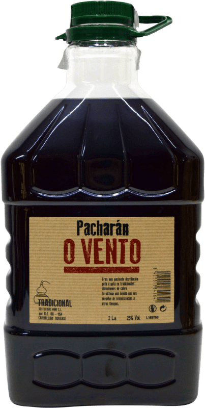 42,95 € Бесплатная доставка | Pacharán Miño O Vento Графин 3 L