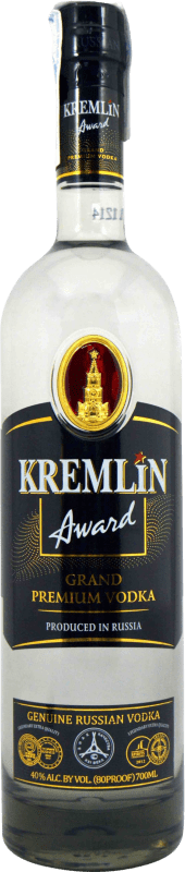 Envio grátis | Vodca Fortuna Kremlin Award Grand Premium Federação Russa 70 cl