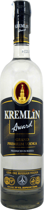Envio grátis | Vodka Fortuna Kremlin Grand Award Premium Federação Russa 70 cl