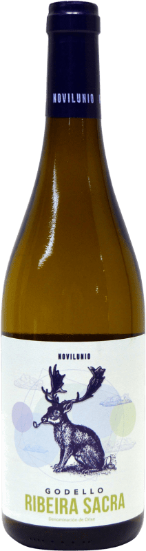 Бесплатная доставка | Белое вино H. Paniagua Novilunio D.O. Ribeira Sacra Галисия Испания Godello 75 cl