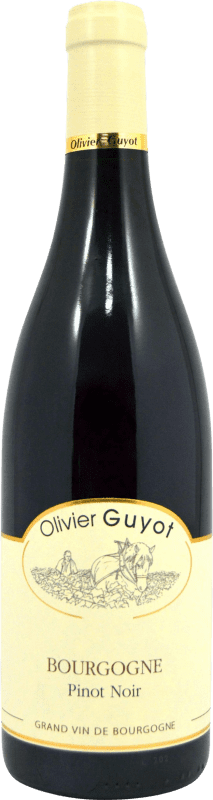 Бесплатная доставка | Красное вино Olivier Guyot A.O.C. Bourgogne Бургундия Франция Pinot Black 75 cl