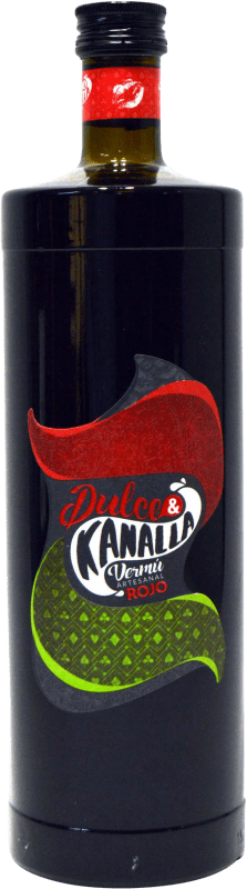 Envío gratis | Vermut Rajoma Dulce & Kanalla Rojo España 1 L